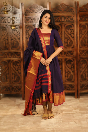 Shrungar series Pure Cotton Anarkali
