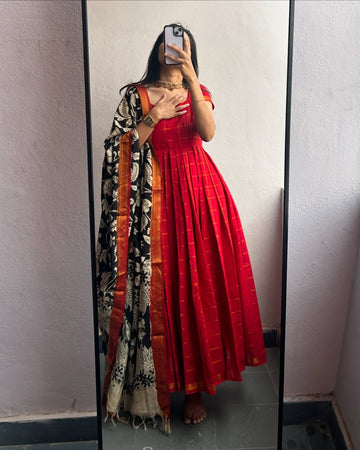 Sharanya Flared Kurta & Dupatta