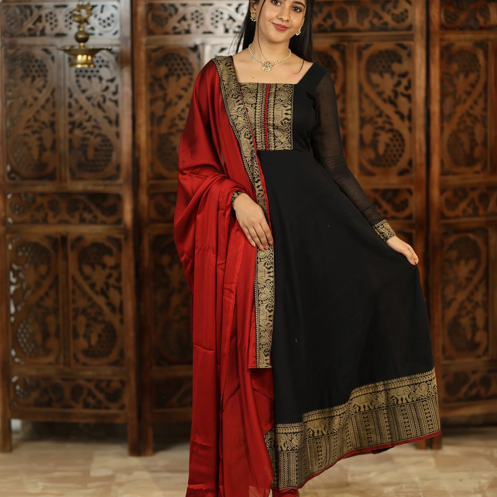Shrungar Pure cotton Anarkali
